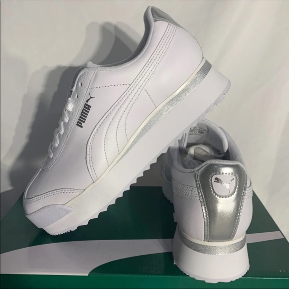 Puma Shoes - Puma Roma Amor Leather Platform Sneaker
